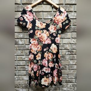 Black Floral Sundress